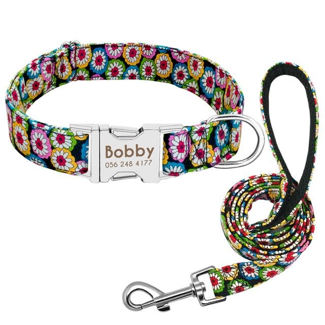Personalised Dog Collar and Leash bundle - Shop & Dog