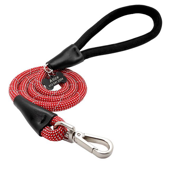 Reflective Rope Leash For Night Walks - Shop & Dog