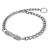 Silver Slip Chain Collar With Personalised Nameplate - Shop & Dog